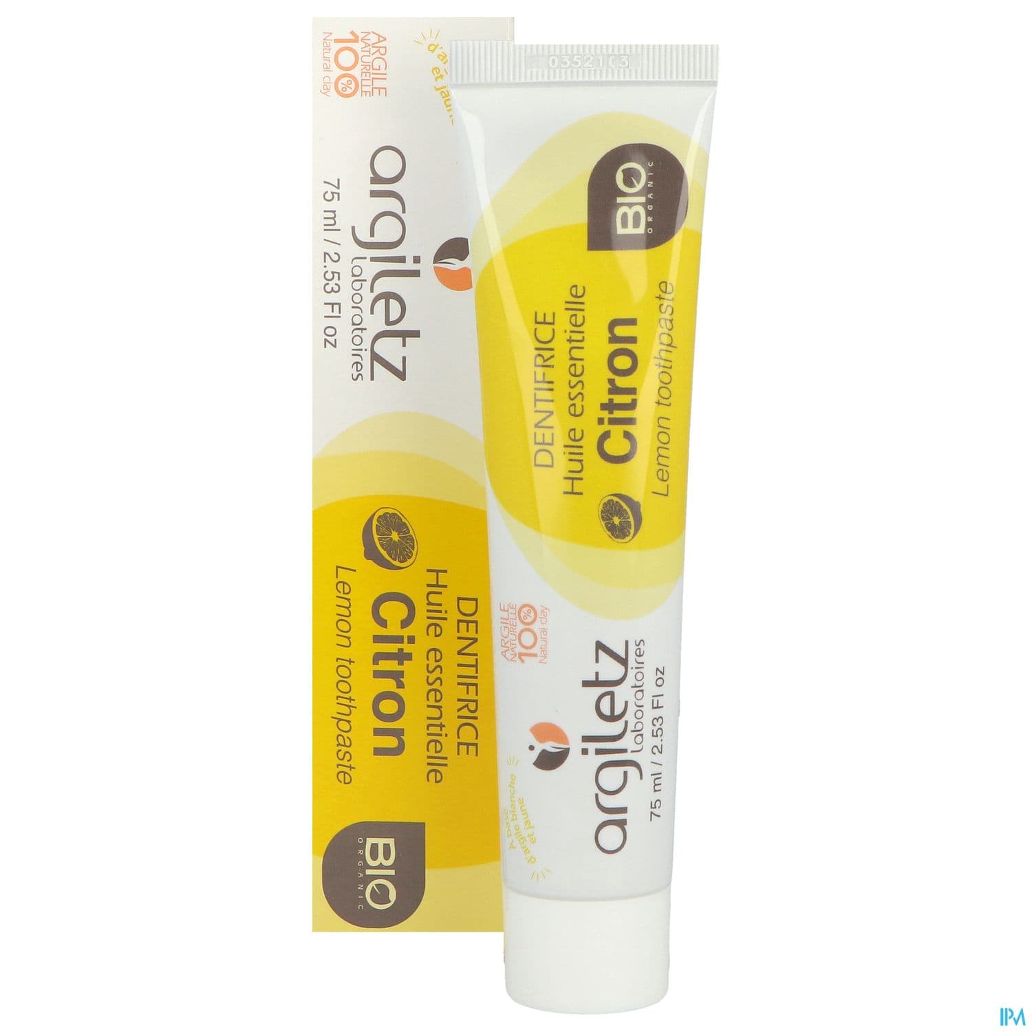 ARGILETZ DENT BIO CITRON 75ML