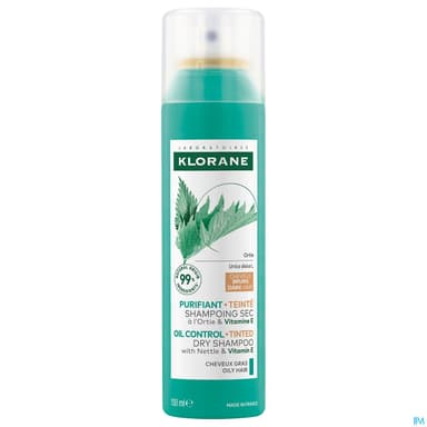 Klorane Shampooing Sec Teinte Ortie + Vitamine E 150ml