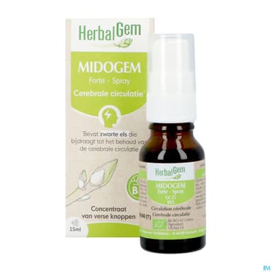 Herbalgem Midogem Forte Gc25 Cerebral Bio Spray 15ml