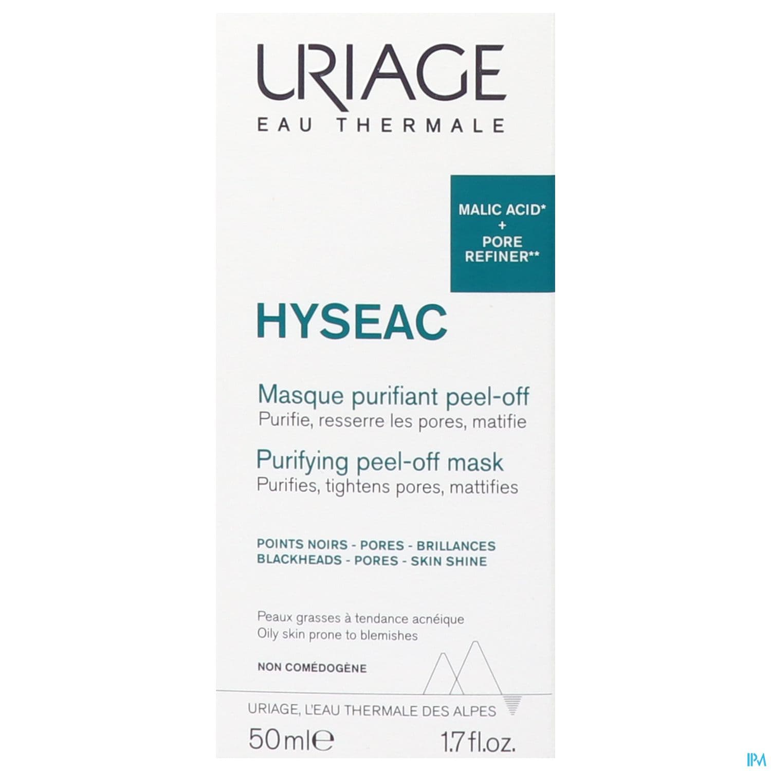 URIAGE HYSEAC MASQUE PEEL-OFF 50ML