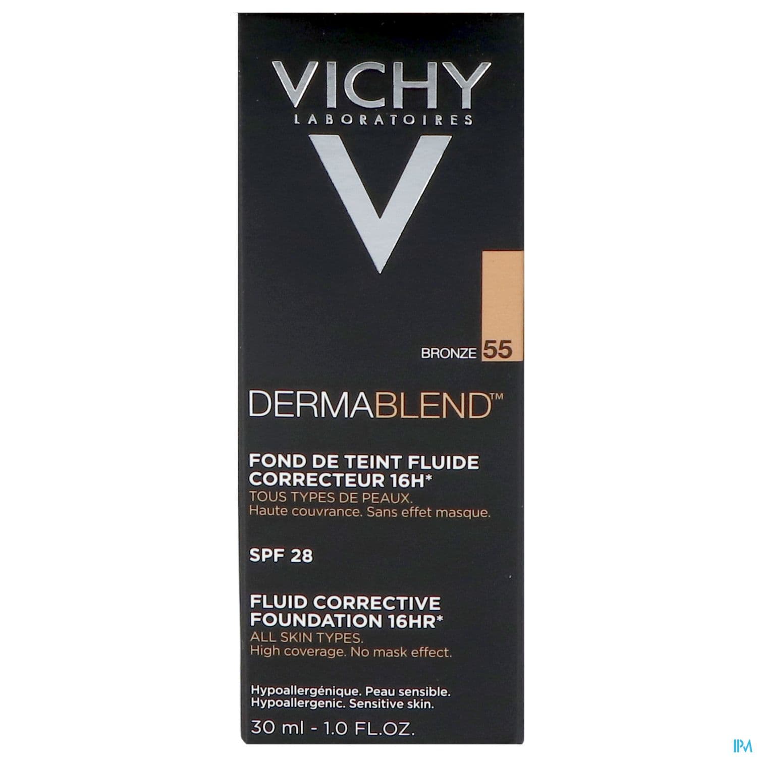 Vichy Dermablend Fluide Fond De Teint Correcteur 55 Bronze 30ml