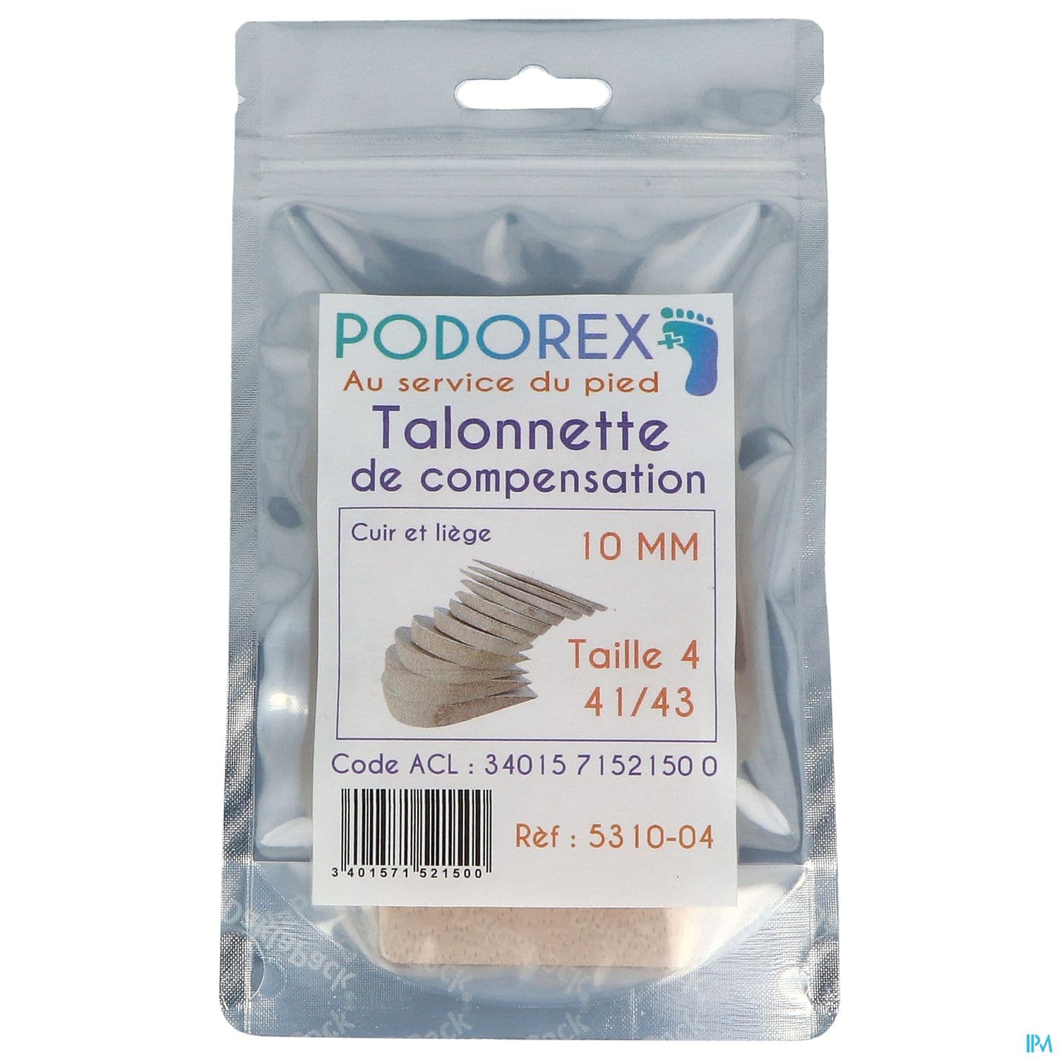 TALON PODOREX COMPENS10MM 41/43