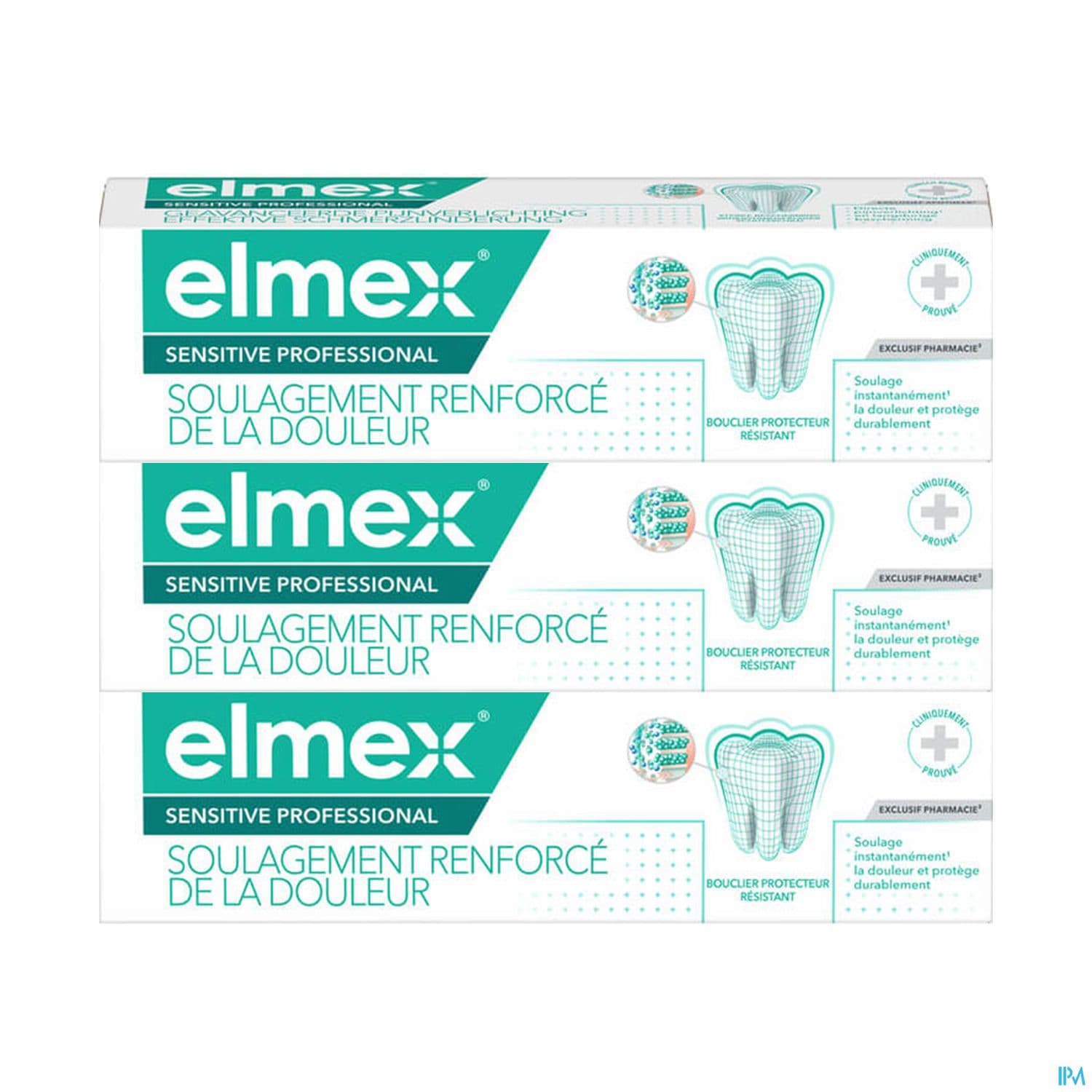 ELMEX DENT SENSITIV PRO 75ML X3