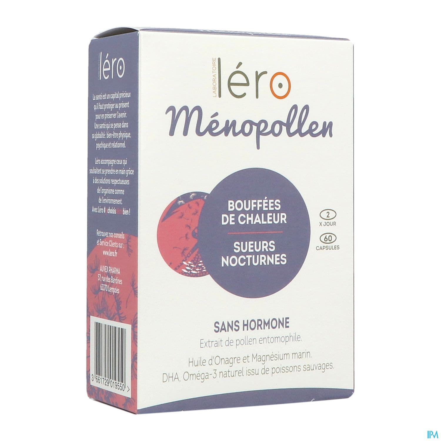 Lero Menopollen Bouffee Chaleur Capsule 60