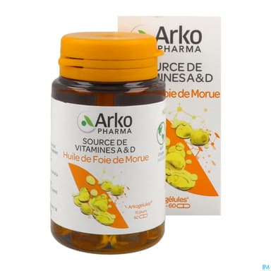 ARKOG HUILE FOIE MOR CAPS 60