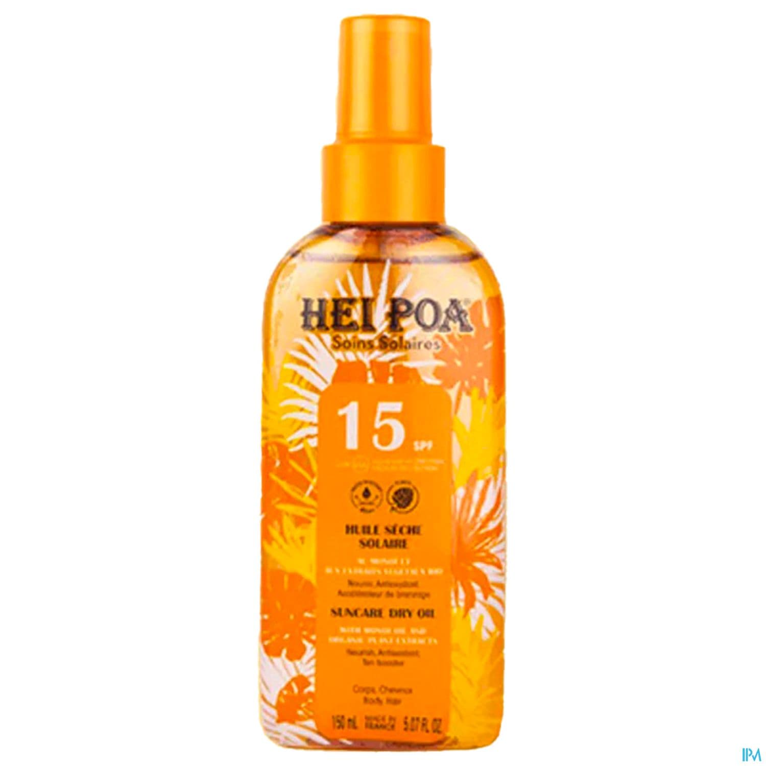 Hei Poa Huile Seche Solaire Spf15 Spray 150ml