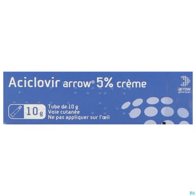 Aciclovir Arrow 5% Creme 10g