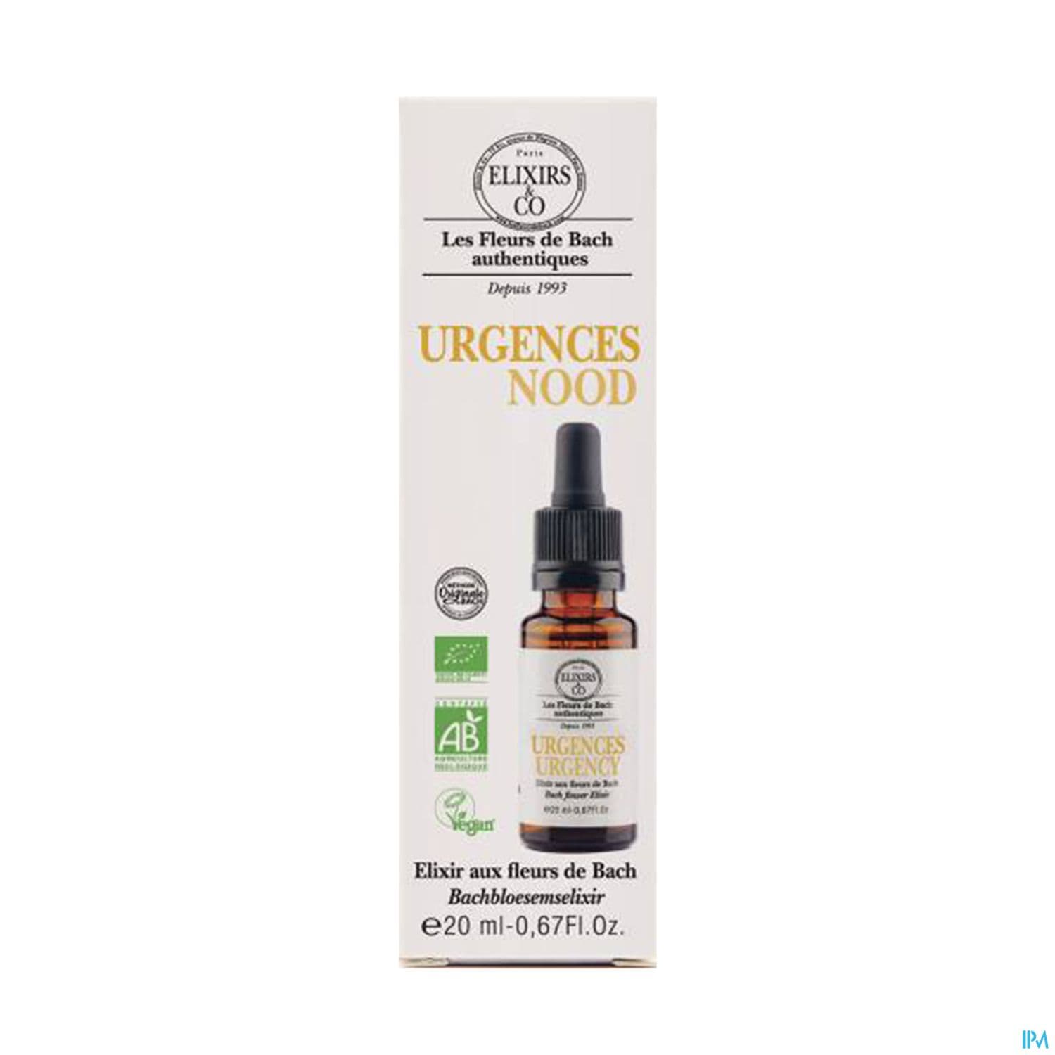 ELIX&CO ELIXIR CPSE URGENCE20ML — Pharmacie du Grand Vitrolles