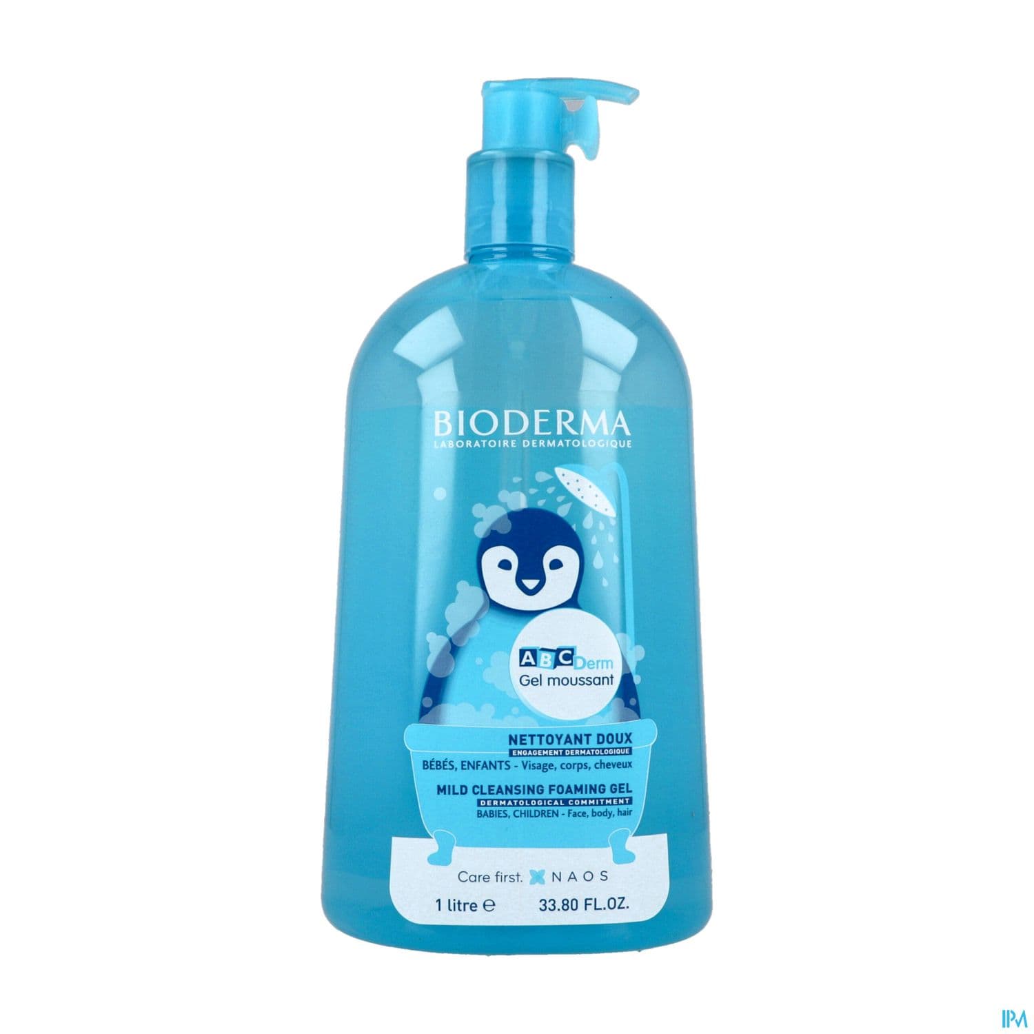Bioderma Abcderm Gel Moussant Nettoyant Doux 1l