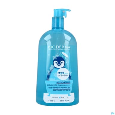 Bioderma Abcderm Gel Moussant Nettoyant Doux 1l