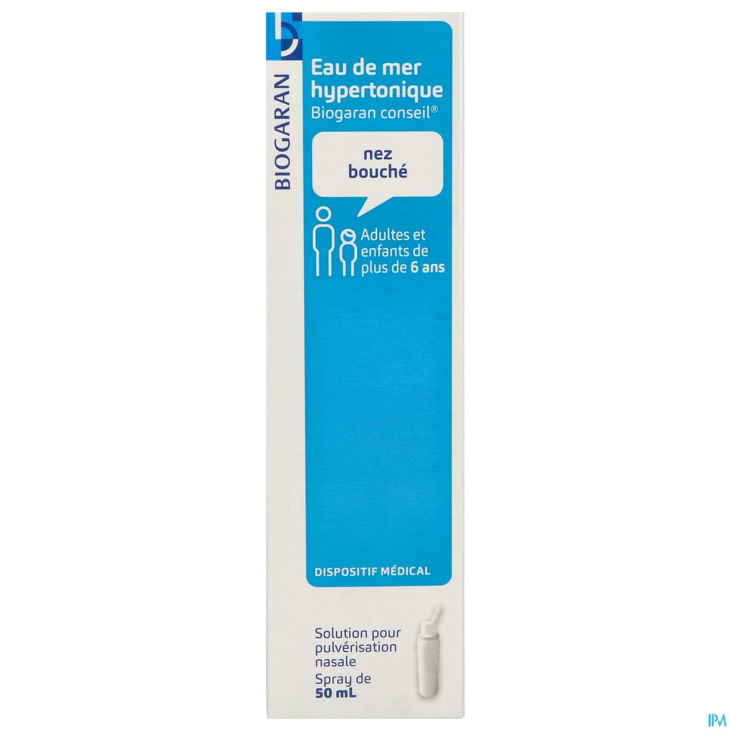 Biogaran Conseil Eau Mer Hypertonique Spray 50ml