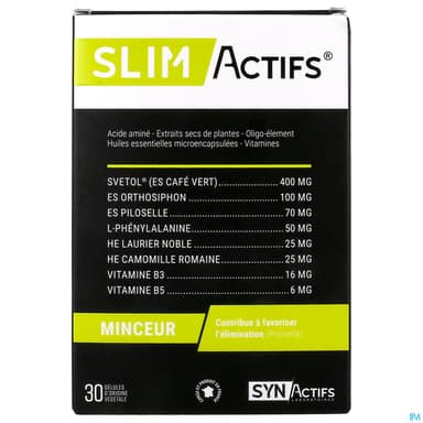 Synactifs Slim Actifs Gelule 30