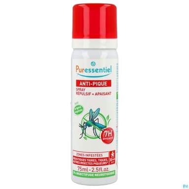 Puressentiel Spray Repulsif Antipique Aux He Bio 75ml