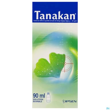 Tanakan 40mg/ml Solution Buvable 90ml