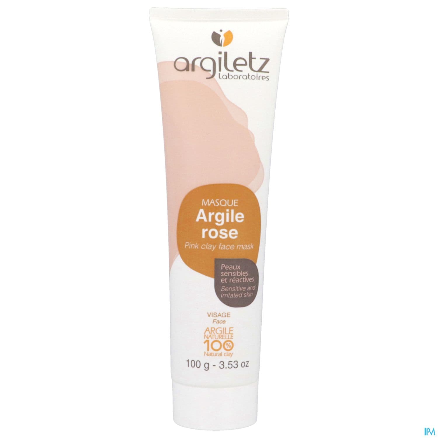 Argiletz Masque Argile Rose Peaux Sensibles Reactives 100g