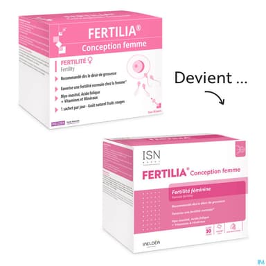 Ineldea Isn Fertilia Conception Femme Fertilite Feminine Sachet 30