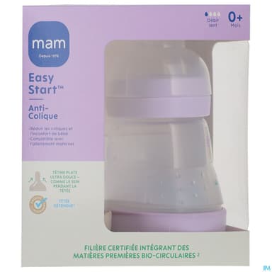 MAM BIB E ST A/COL LI+SAB D1 160ML