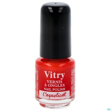 Vitry Vernis Ongles Coquelicot Mini 4ml