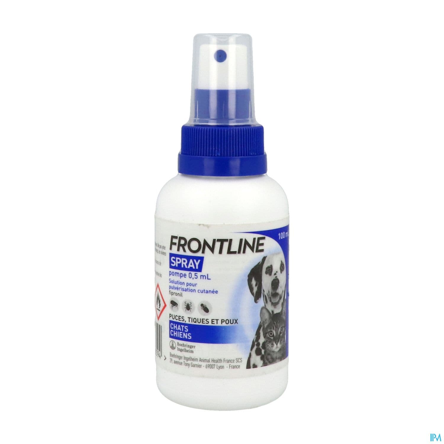 Frontline Spray Pompe Chien Chat 100ml