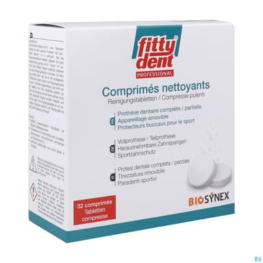 Fittydent Comprime Nettoyant Effervescent 32