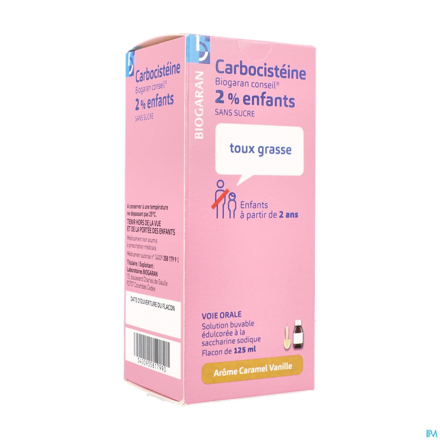 CARBOCISTEINE 2% BIOG SOL S/S125ML