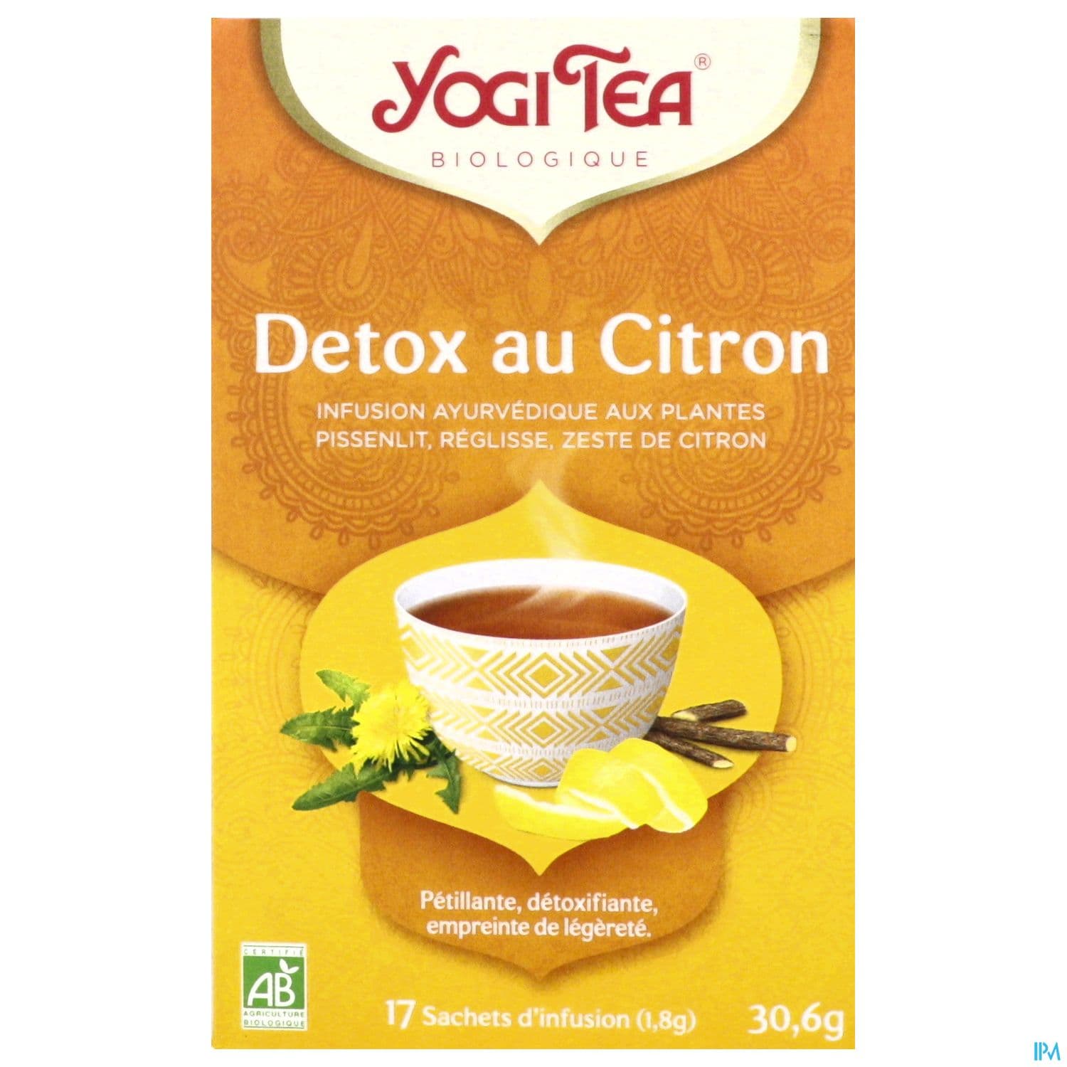 Yogi Tea Detox Citron Bio Infusette 2g 17