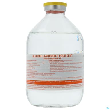 Glucose 5% Lavoisier Sol Pour Perf 500ml Flacon 1