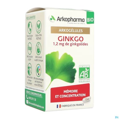 Arkogelules Ginkgo Bio Caps 150