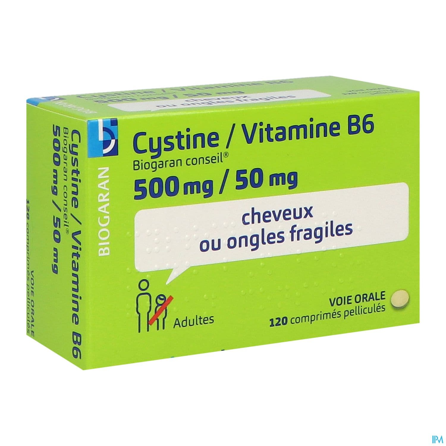 CYSTINE B6 500/50MG BIOG C CPR 120