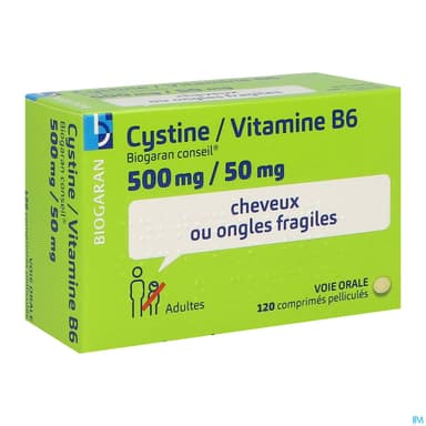 CYSTINE B6 500/50MG BIOG C CPR 120