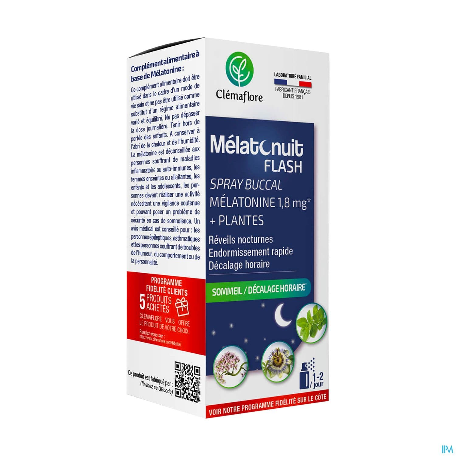 CLEMAFLORE MELATONUIT FLASH SPR100