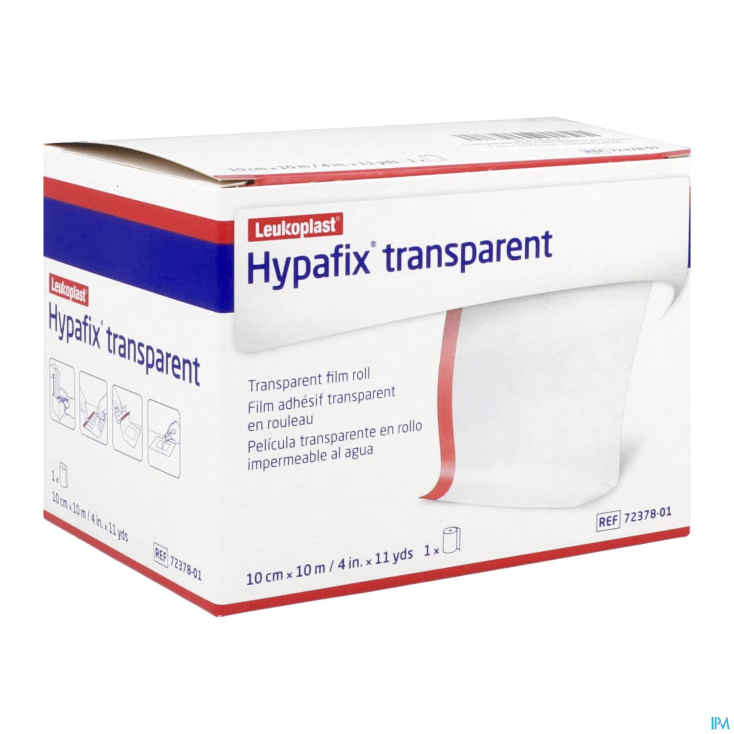 BDE HYPAFIX TRANSP ADH 10CMX10M