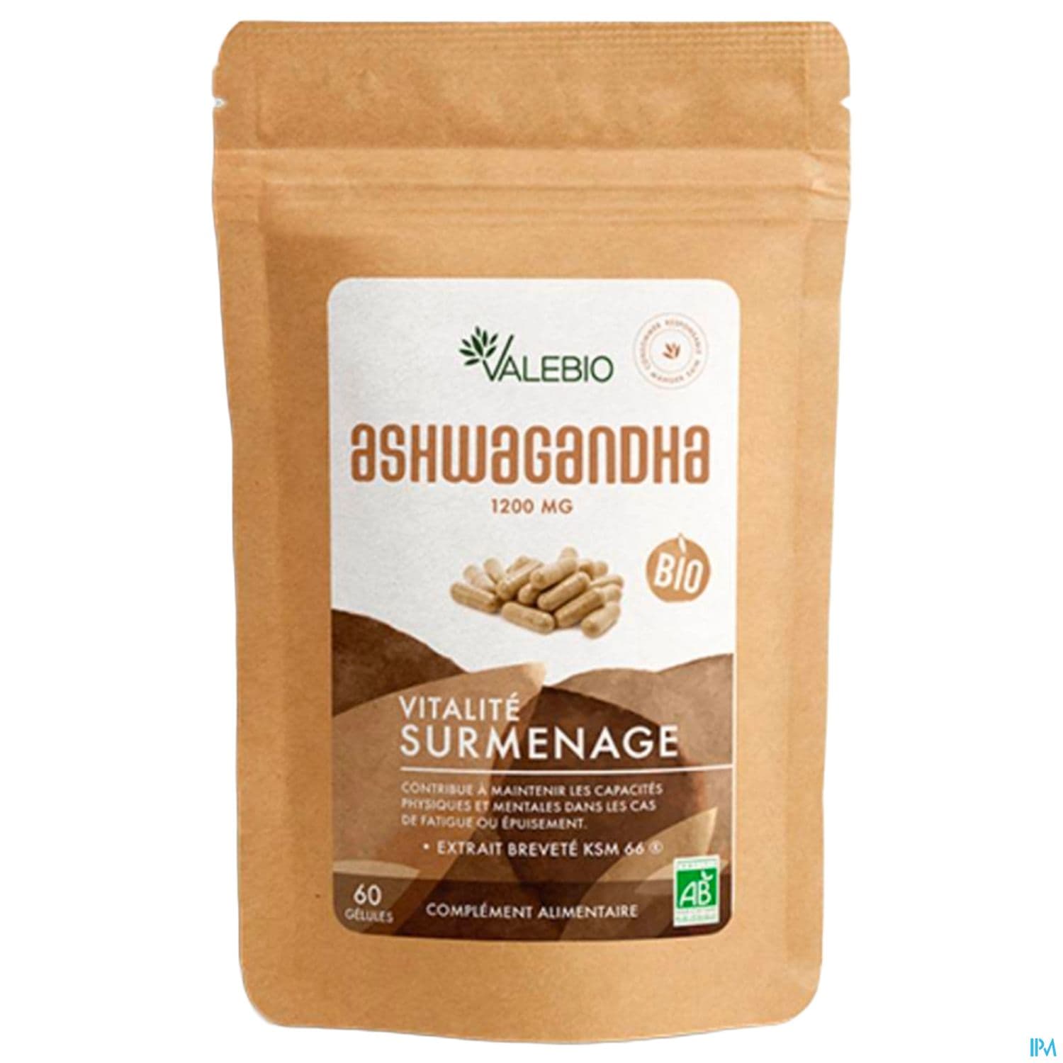 VALEBIO ASHWAGANDHA BIO GELUL 60