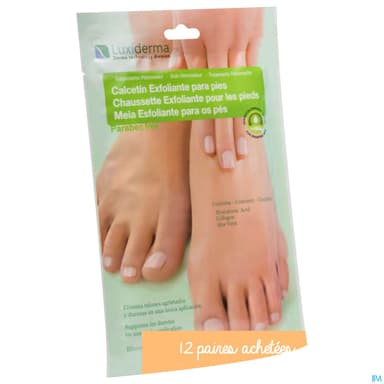 Luxiderma Chaussette Exfoliante X2
