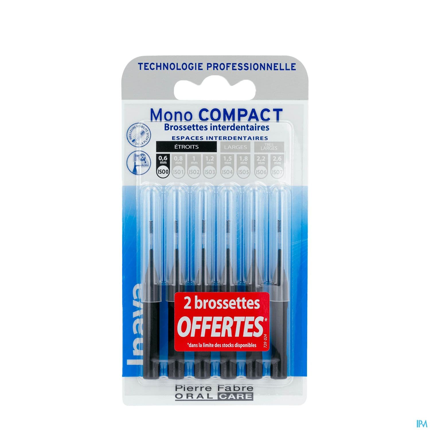 INAVA BROSSETT MONO COMP NOIR 4+2
