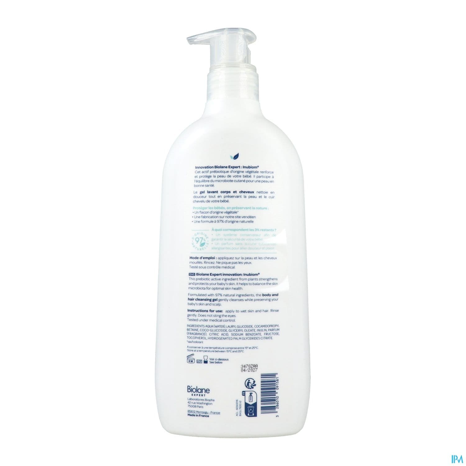 BIOLANE EXPERT GEL LAV GIRAFE750ML