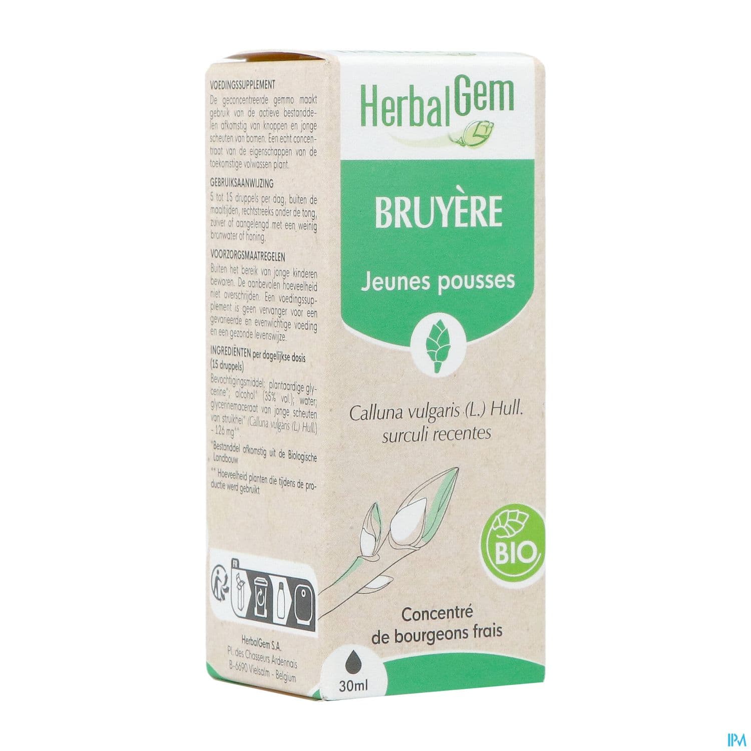 Herbalgem Bruyere Jp Bourgeon Macerat Gly Bio 30ml — Pharmacie Lafayette de Douai