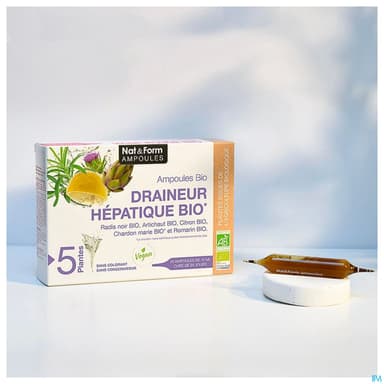 NAT&FORM AMP DRAIN HEPAT BIO10ML20