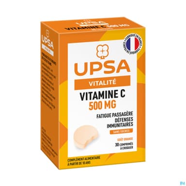 Upsa Vitamine C 500mg Comprime A Croquer 15 X2