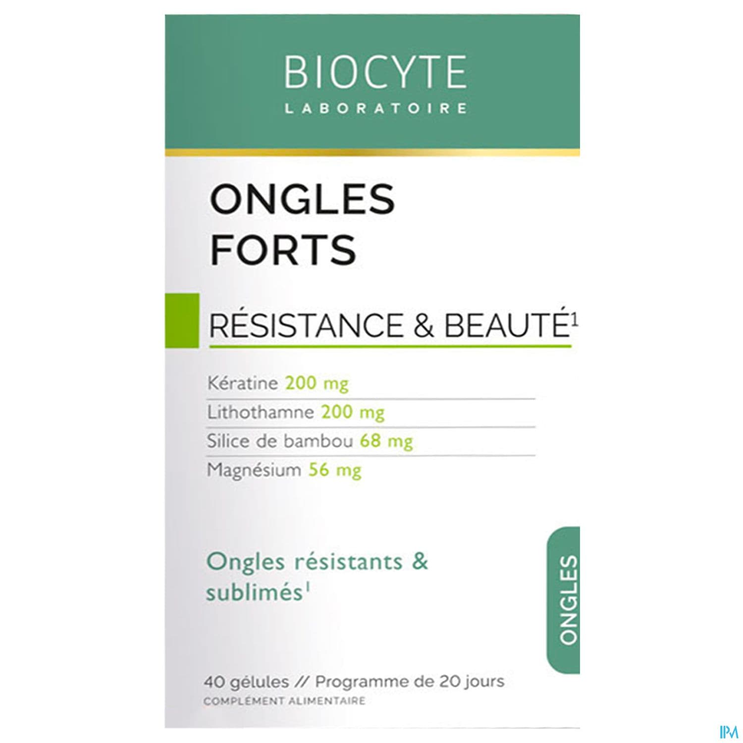 Biocyte Ongles Forts Gelule 40