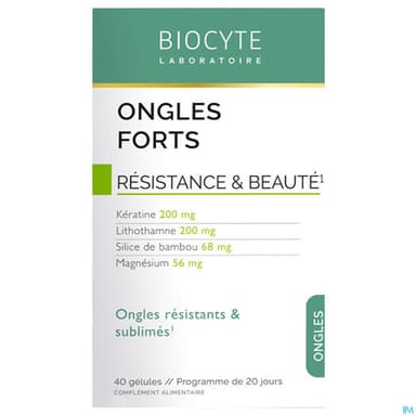Biocyte Ongles Forts Gelule 40