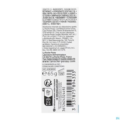 EFFACLAR PAIN DERMATOLOGIQUE 65G