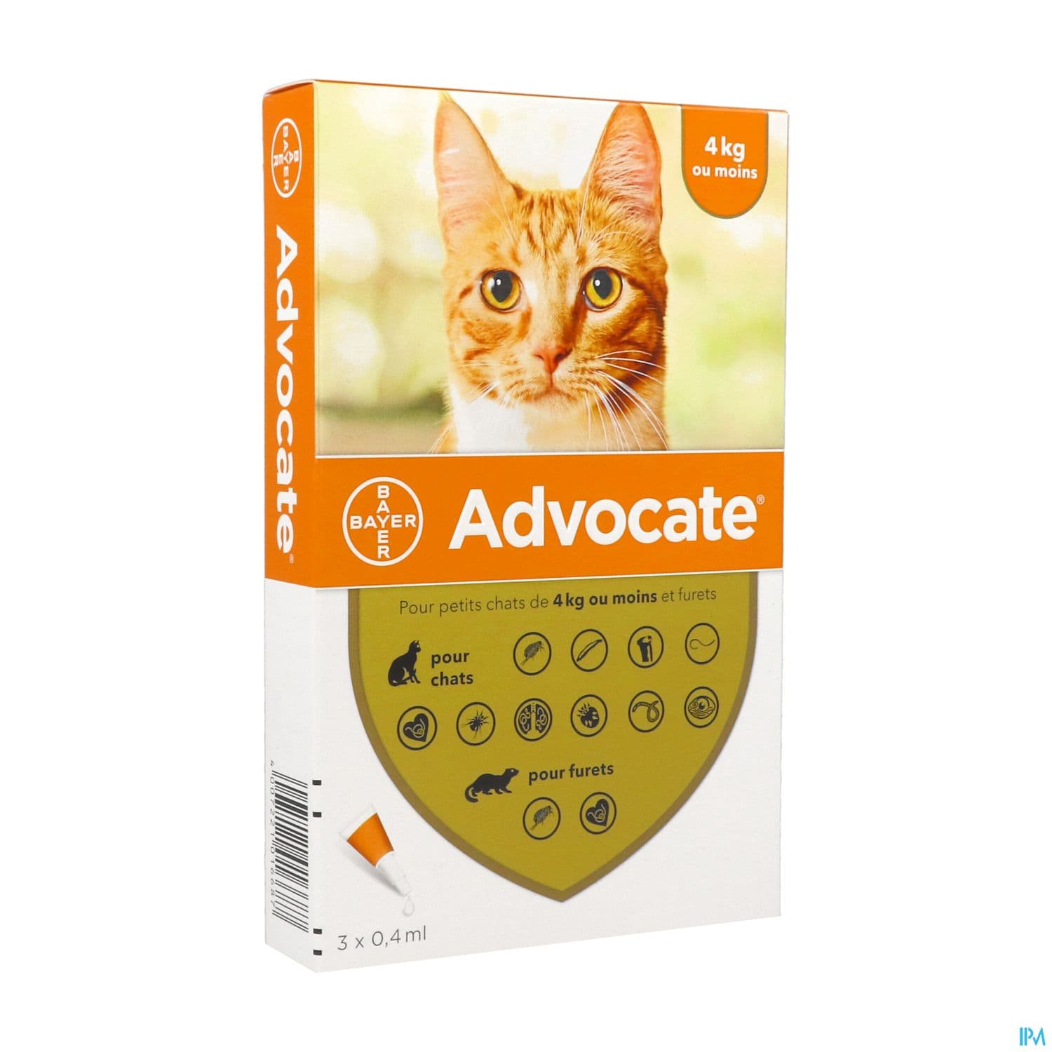 Advocate Chat Petit Spot On Solution 0ml4 X 3