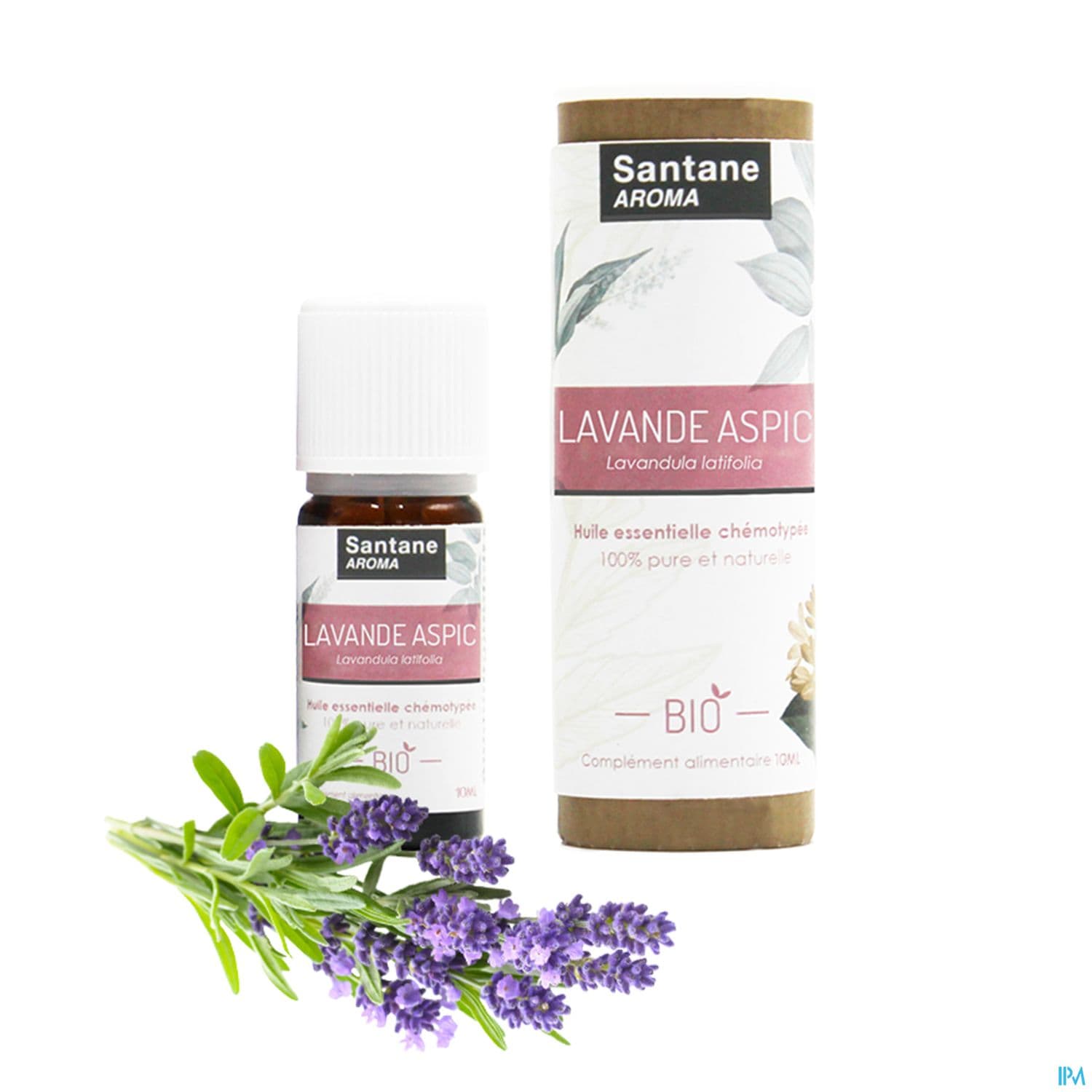 Santane Aroma Huile Essentielle Lavande Aspic Bio 10ml