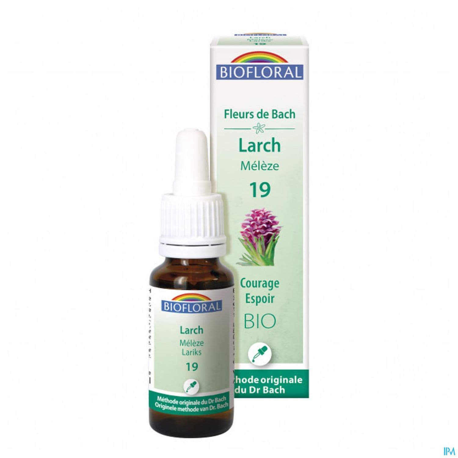 Biofloral 19 Larch. Meleze Compte Gouttes Bio Demeter 20ml