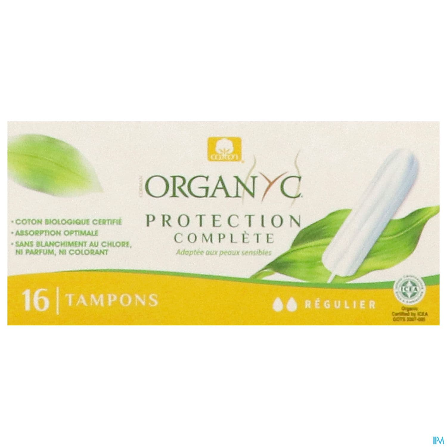 ORGANYC TAMPON DIGITAL BIO NORM 16