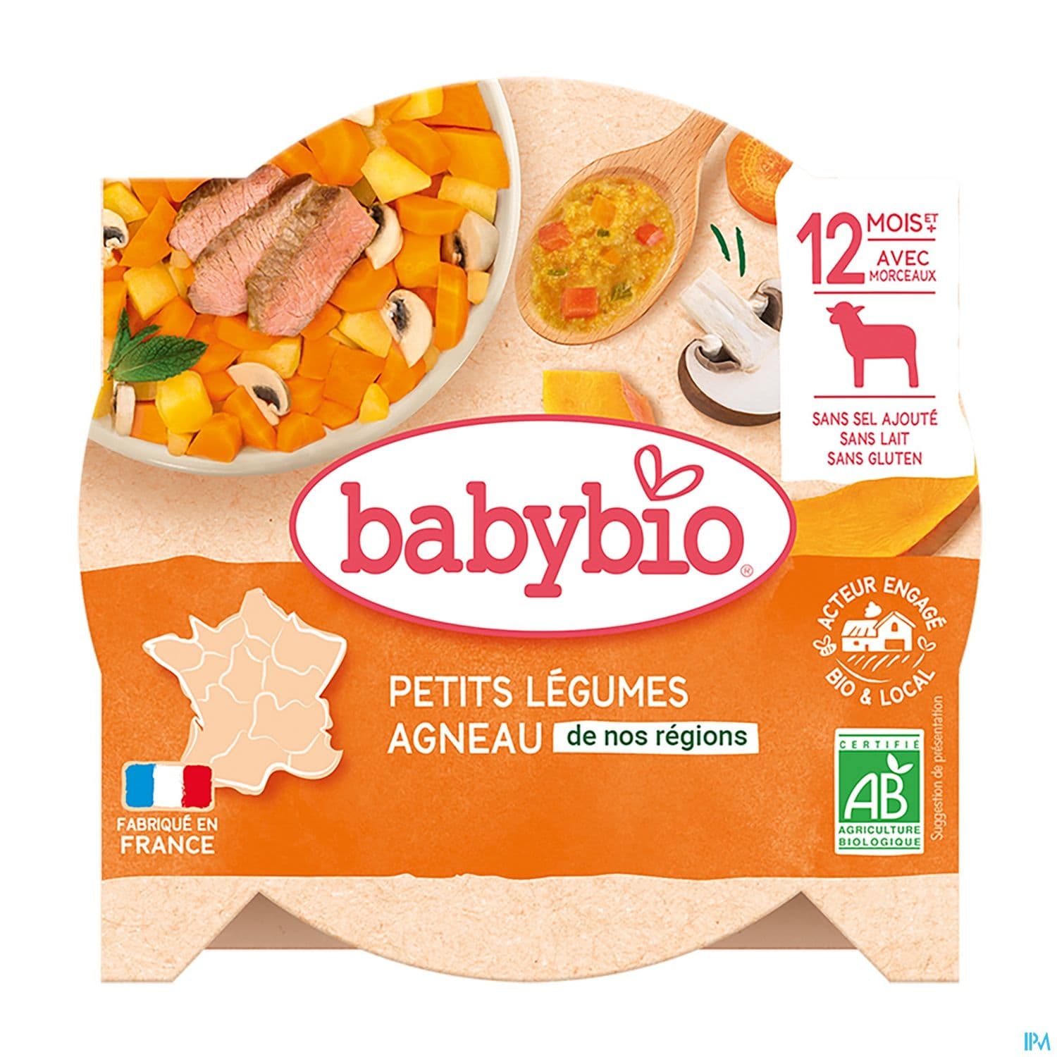 BABYBIO ASSIETTE AGNEAU 230G — Pharmacie Pré Saint Gervais