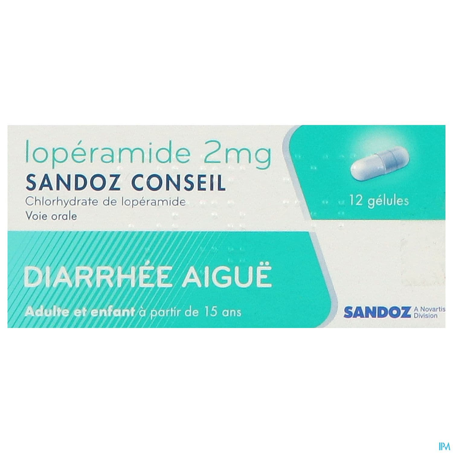 LOPERAMIDE 2MG SANDOZ CONS GELUL12