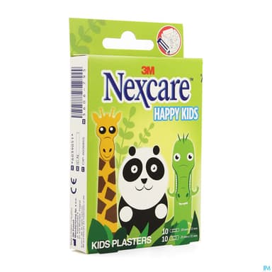 NEXCARE PANS HAPPY KIDS ANIMAUX 20