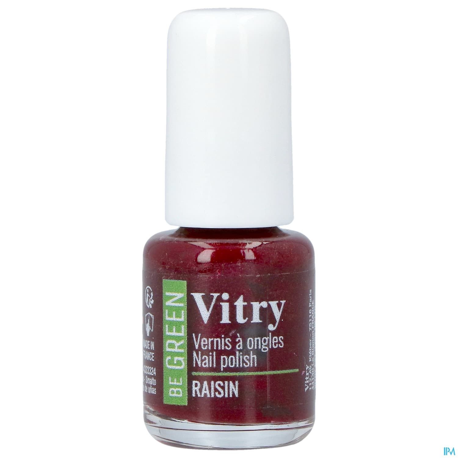 Vitry Be Green Vernis Ongles Raisin 6ml